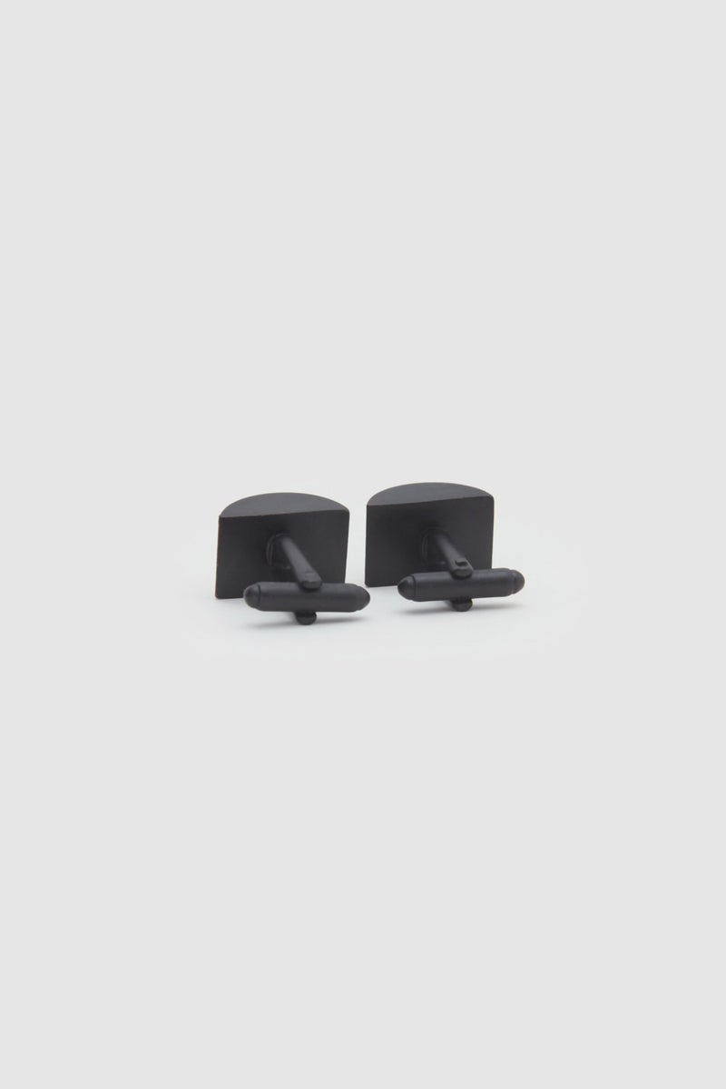 Ds Groom Matte Black Cufflinks