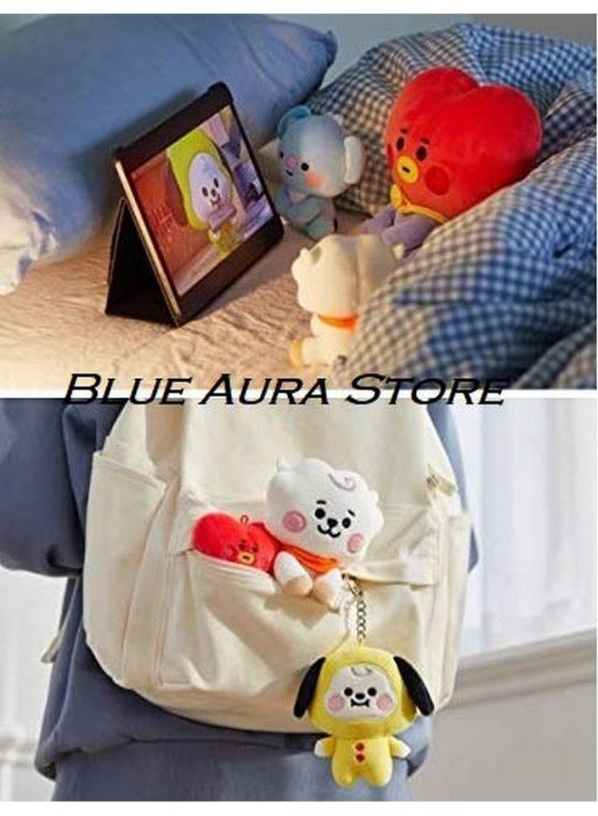 Bts Plush Toy Sitting Stuffed Plush Toy With Key Hook (Chimmy) Height10Cm11Cm