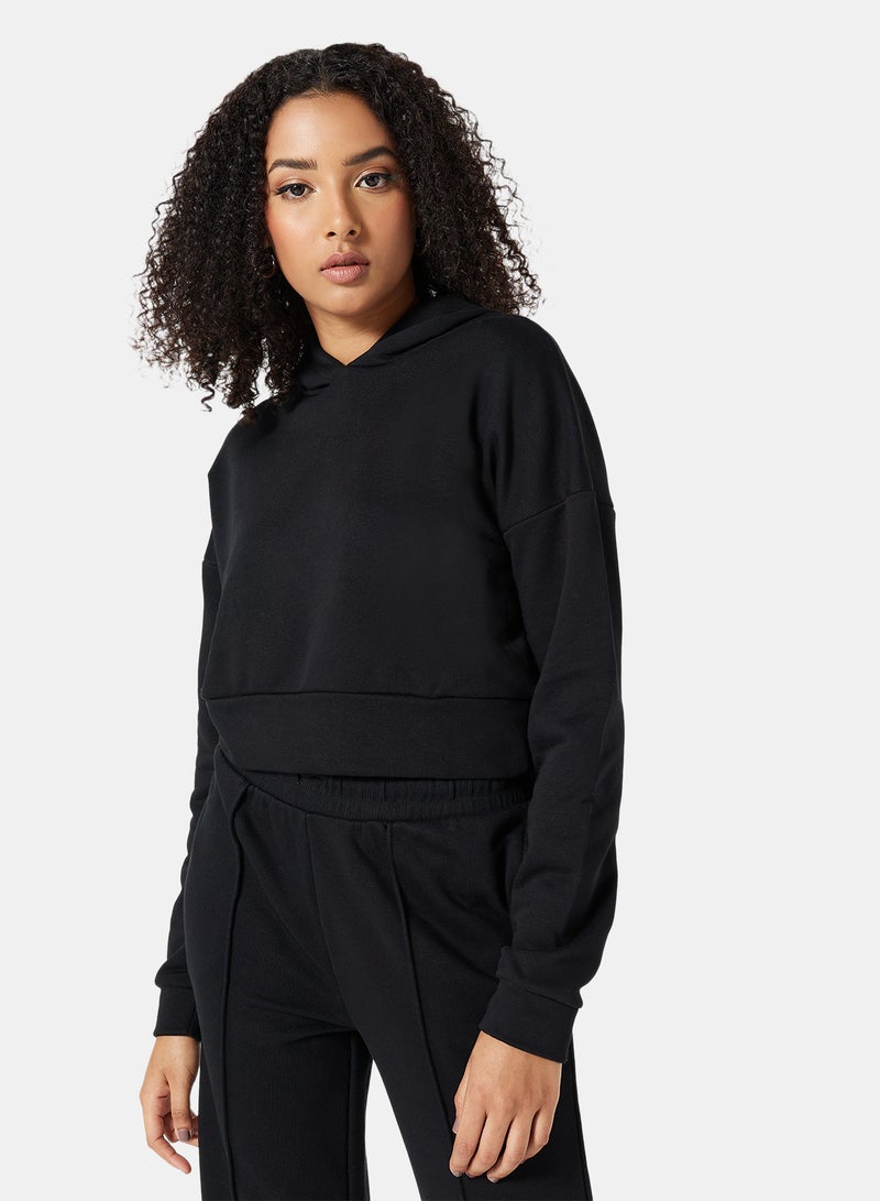 Cropped Hoodie Black(C-N10)