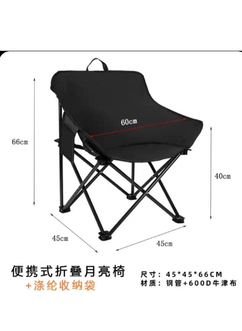 folding camping chairs,portable chair, with storage bag,that sets up in 5 seconds,for outdoor camp, travel, beach, picnic, festival, hiking, backpacking,large (black)