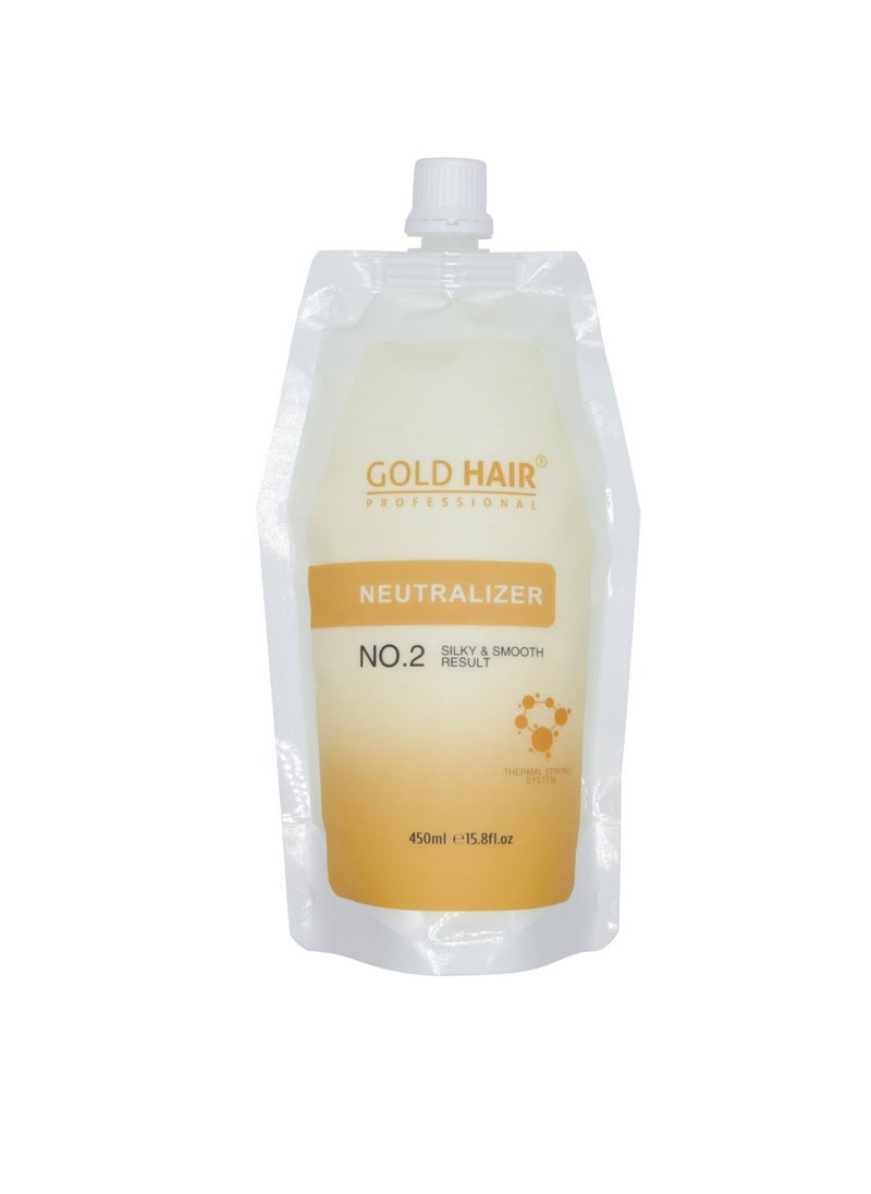 Professional No. 2 Neutralizer Hair Treatment  450ml Silky and Smooth Result