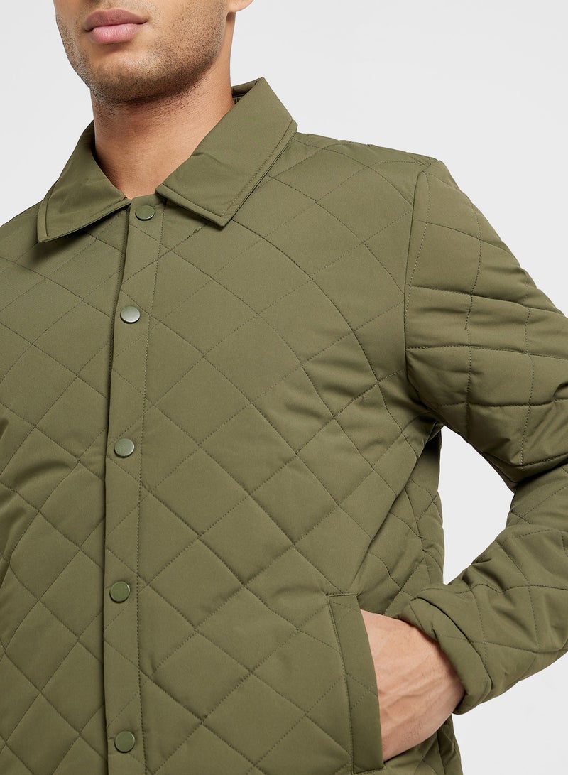 Quilted Lightweight Puffer Jacket