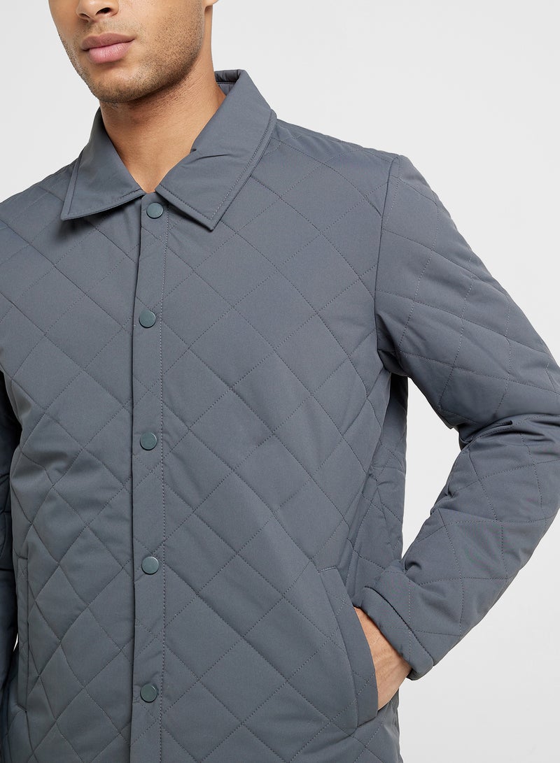 Quilted Lightweight Puffer Jacket