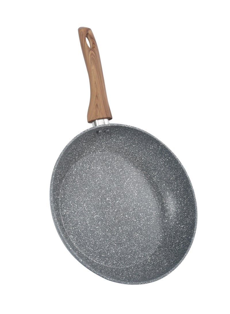 HOMEWAY 24CM MARBLE FRYPAN - FORGED