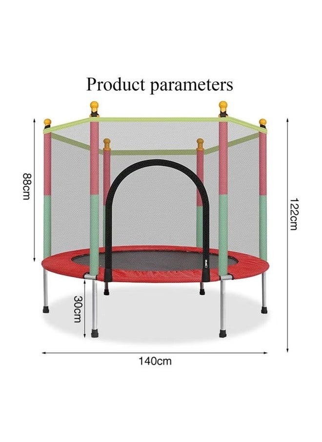 trampoline for outdoor and indoor with a safe and strong mesh for a fun and safe time