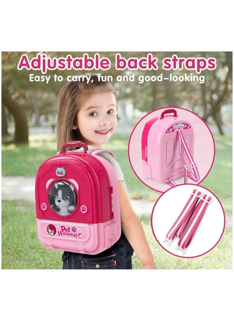 Easy future Children Toy Set Backpack for Toddlers 3-7 Years Old, Kitten