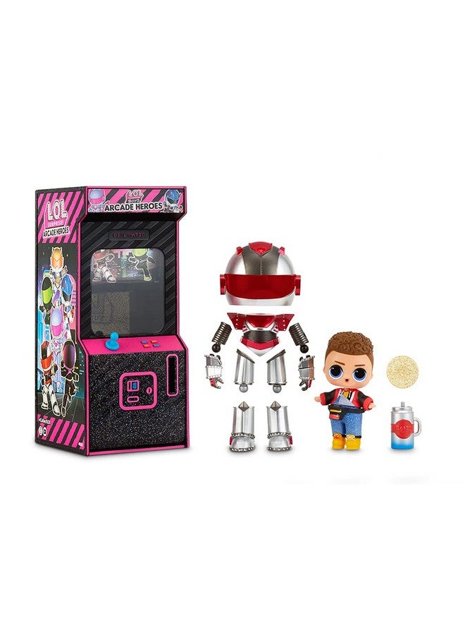 Lol Surprise Boys Arcade Heroes Action Figure Doll With 15 Surprises Including Hero Suit And Boy Doll Or Ultrarare Girl Doll Shoes Accessories Trading Card Kids Age 415 Years