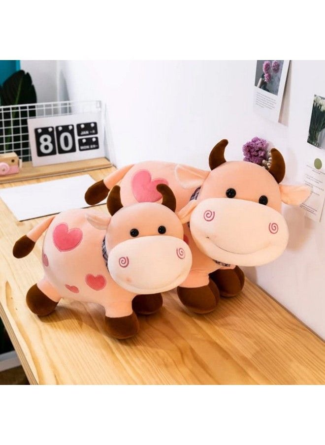 Cow Tremp Plush Soft Toy Cute Kids Animal Home Decor Boys;Girls Pink (30 Cm)