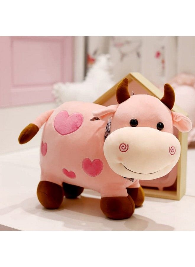 Cow Tremp Plush Soft Toy Cute Kids Animal Home Decor Boys;Girls Pink (30 Cm)