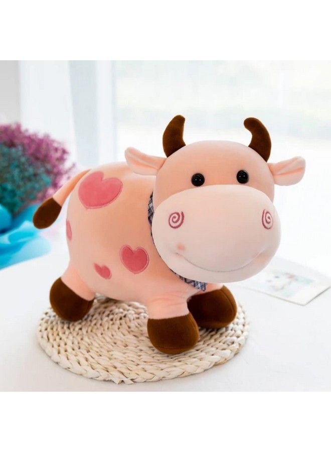 Cow Tremp Plush Soft Toy Cute Kids Animal Home Decor Boys;Girls Pink (30 Cm)