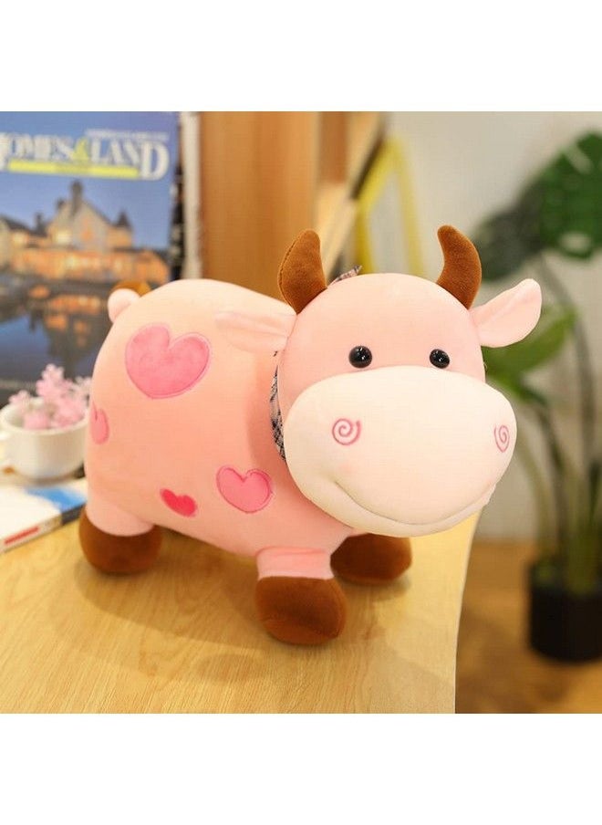Cow Tremp Plush Soft Toy Cute Kids Animal Home Decor Boys;Girls Pink (30 Cm)