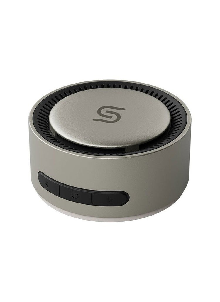 Soundtec Uniq Magnetic Wireless Charging Bluetooth Speaker - Titaniun