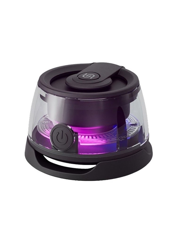 Charme Magnetic Speaker 3W with RGB LED Light Effect - Black