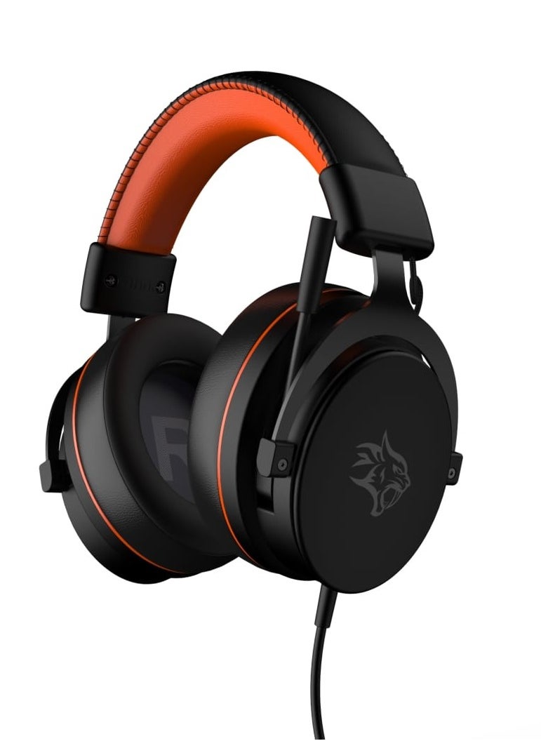 Porodo Gaming PC RGB ENC Gaming Headphones - Black