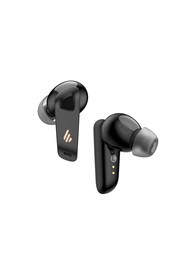 Active Noise Cancelling Bluetooth Earbuds – Spatial Audio, Hi-Res Sound, 22H Playtime, IP54 Water-Resistant, 8 Mics for Clear Calls, Bluetooth 5.3, Fast Charging Black