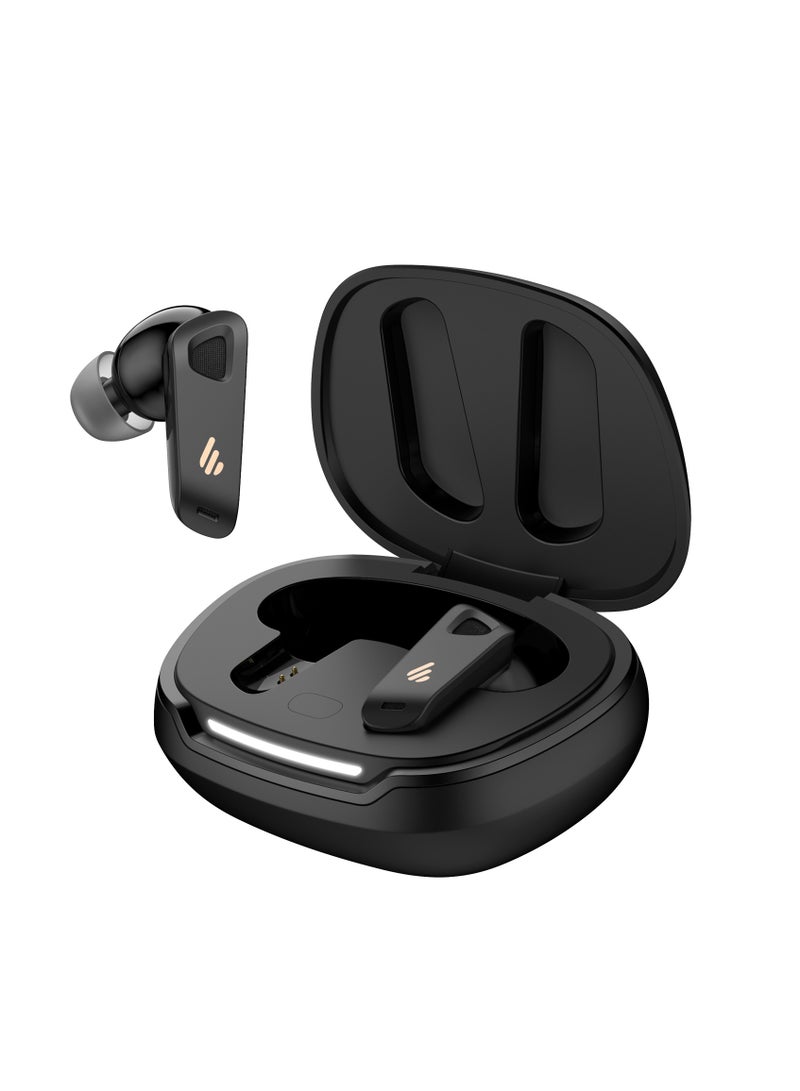 Active Noise Cancelling Bluetooth Earbuds – Spatial Audio, Hi-Res Sound, 22H Playtime, IP54 Water-Resistant, 8 Mics for Clear Calls, Bluetooth 5.3, Fast Charging Black