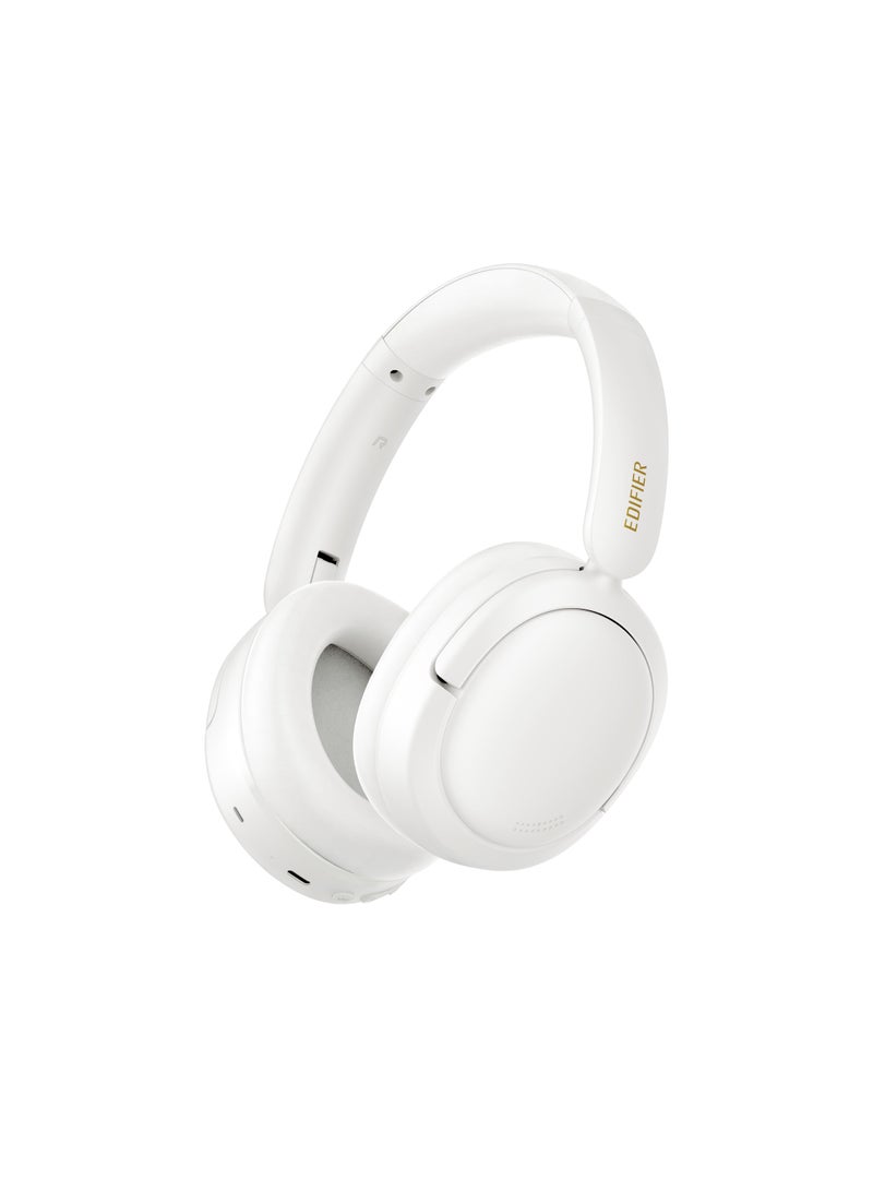 Wireless Over-Ear Bluetooth Headphones – Bluetooth 5.4, Foldable & Lightweight, 45H Battery Life, 40mm Drivers, Low Latency White