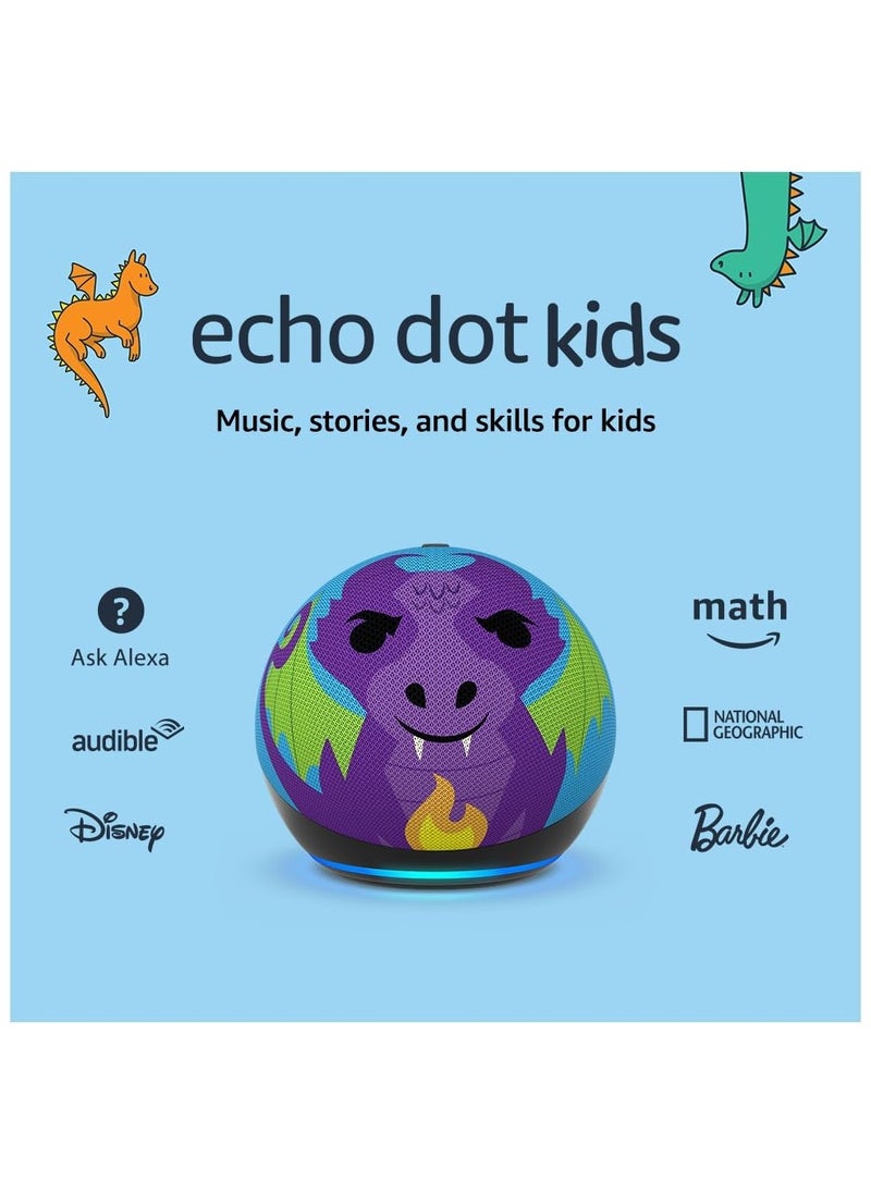 Amazon Echo Dot Kids (newest model), Designed for kids, with parental controls