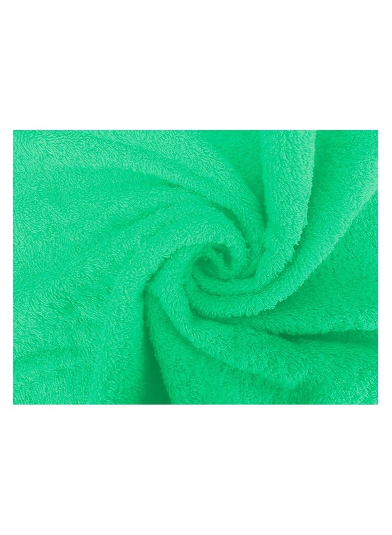 Solid Green 6 set piece 100% Cotton Hand Towel Gym Towel Face Towel