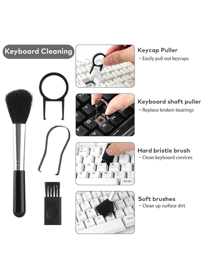 Keyboard Cleaning Kit Laptop Cleaner,Keep your devices spotless with this 10-in-1 computer cleaning solution,for laptops, screens, keyboards