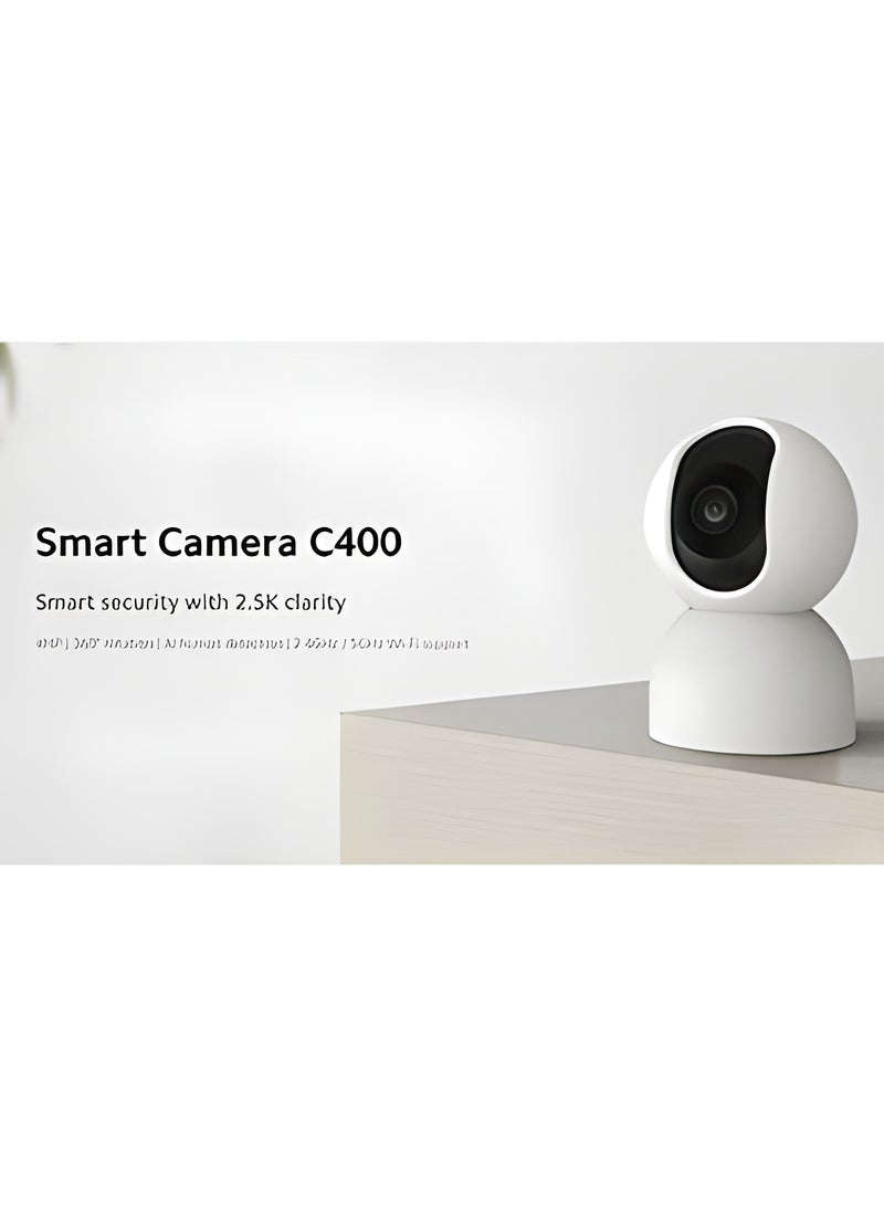 Smart Camera C400 4MP 360° Rotation AI Human Detection 2.4GHz/5GHz Wi-Fi Support Compatible With Alexa Home