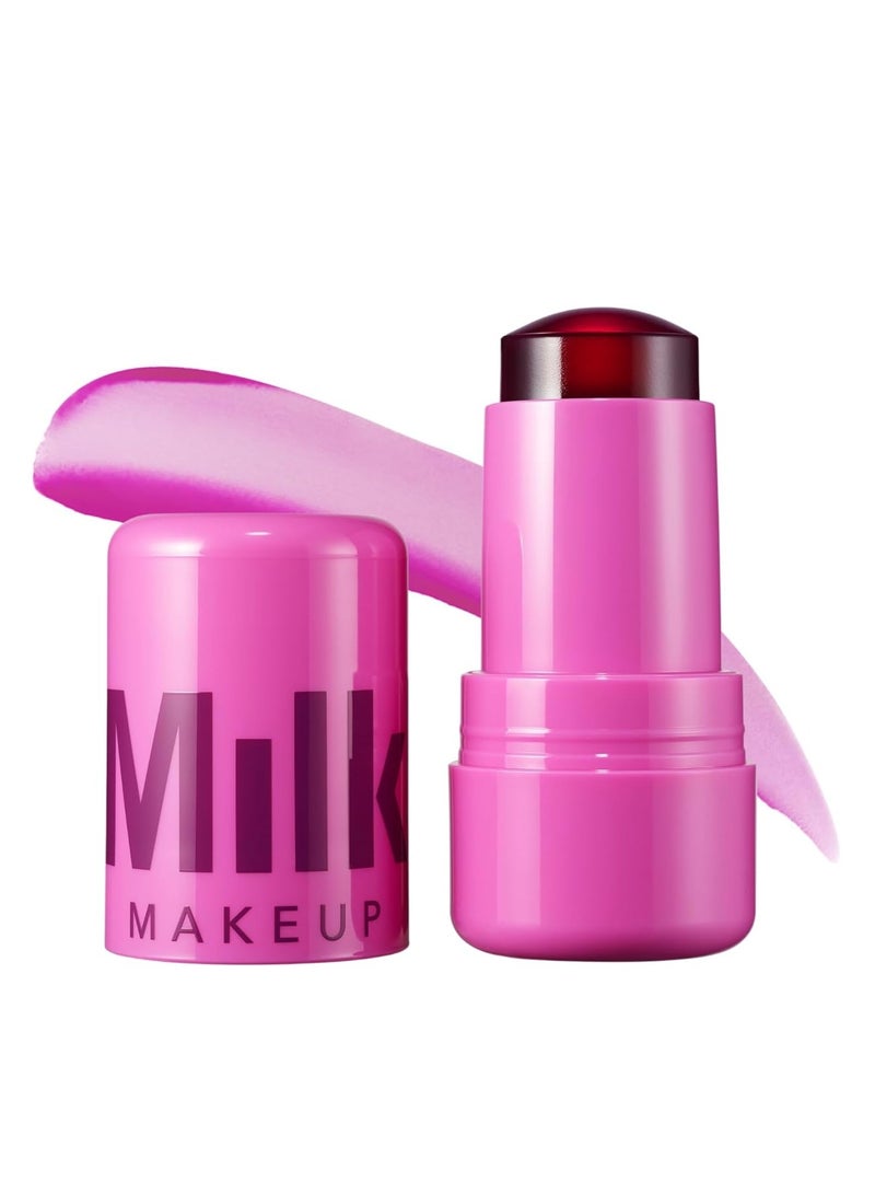 Milk Makeup Cooling Water Jelly Tint, Splash (Berry) - 0.17 oz - Sheer Lip & Cheek Stain - Buildable Watercolor Finish - 1,000+ Swipes Per Stick - Vegan, Cruelty Free