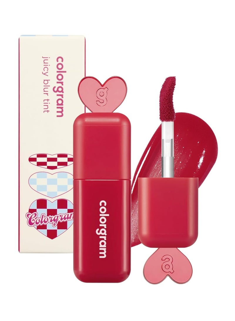 COLORGRAM Juicy Blur Tint 03 Class Apple | Daily Semi-Matte, Semi-Glossy, Long-Lasting Lip Stain, Moisturizing, Buildable & Blendable, highly Pigmented (0.12 Fl. Oz.)