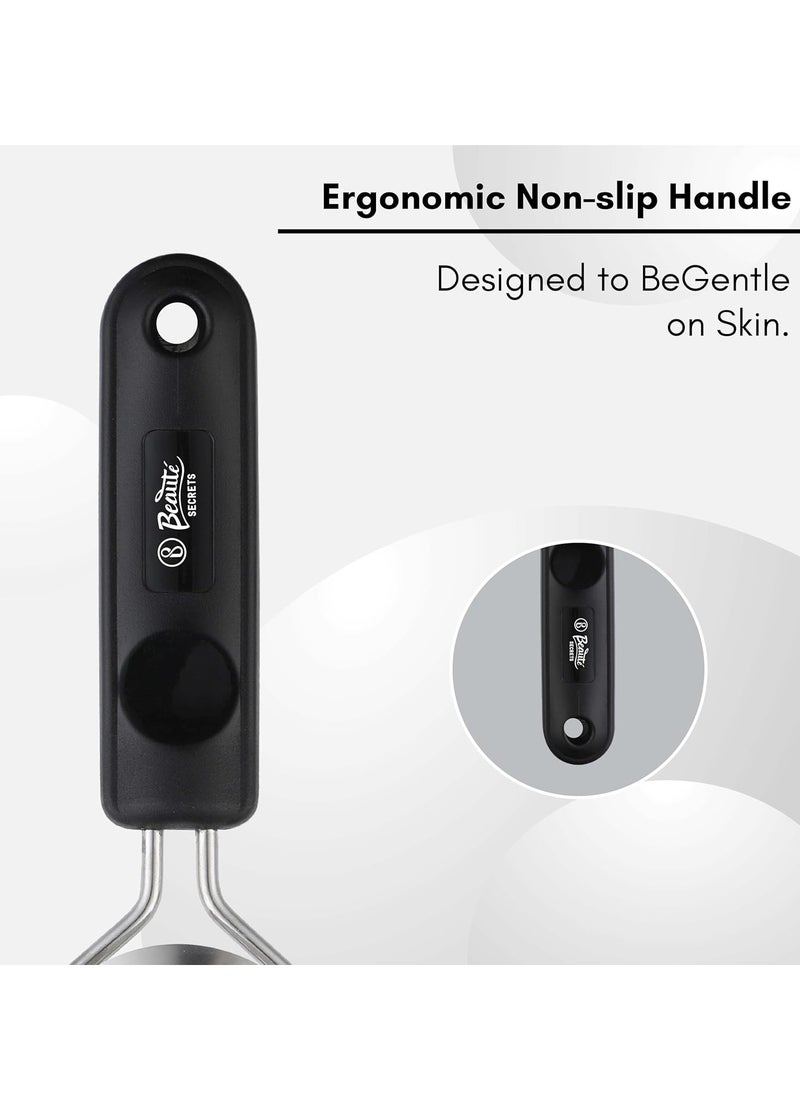 Essentials Pedicure Foot File Callus Remover, Foot Scrubber Removes Hard Skin, Can Be Used On Both Dry And Wet Feet, Foot Rasp (Black)