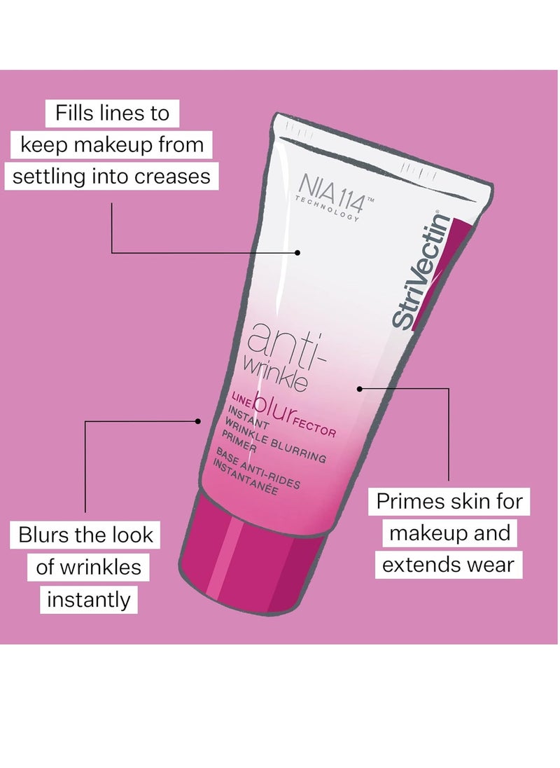 Instant Wrinkle Blurring Primer, Skin Primer to help blur and fill the look of wrinkles, Makeup Primer for Smooth Skin, 1 oz.