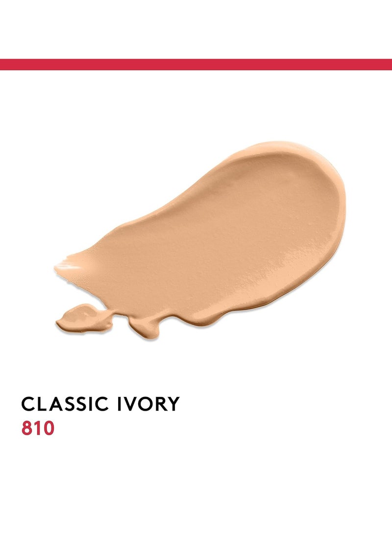 Covergirl Outlast Extreme Wear 3-in-1 Full Coverage Liquid Foundation, SPF 18 Sunscreen, Classic Ivory, 1 Fl. Oz.