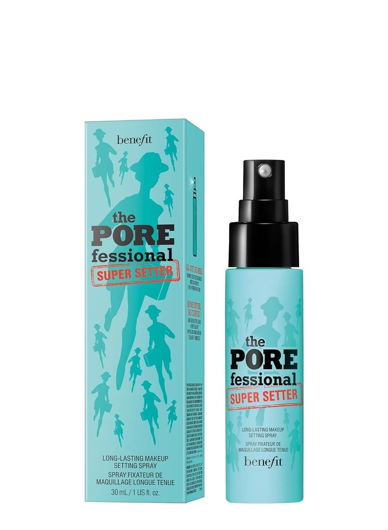 Benefit Cosmetics The POREfessional Super Setter Long Lasting Makeup Spray Travel Size Face Primer 1.0 Ounce