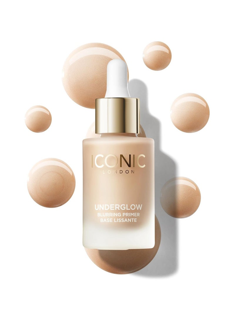 ICONIC LONDON Underglow Blurring Primer | Blurs Imperfections and Gives Skin a Radiant Glow, Cruelty-Free, Vegan Makeup, 0.91 Fl oz