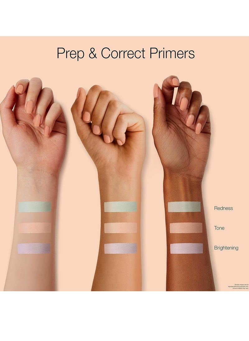 Neutrogena Prep + Correct Primer for Redness Correcting, Green-Toned Matte Makeup Primer with Seaweed Extract to Help Reduce Redness & Even Skin Tone, 1.0 oz
