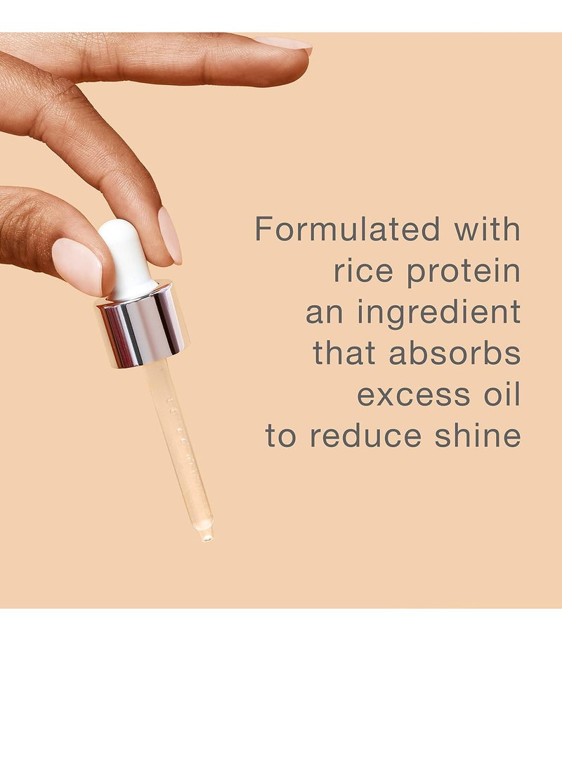 Neutrogena Shine Control Matte Booster Face Primer & Serum, Skin-Mattifying Serum-to-Primer with Rice Protein, Absorbs Excess Oil & Keeps Skin Shine Free, 1.0 fl. Oz