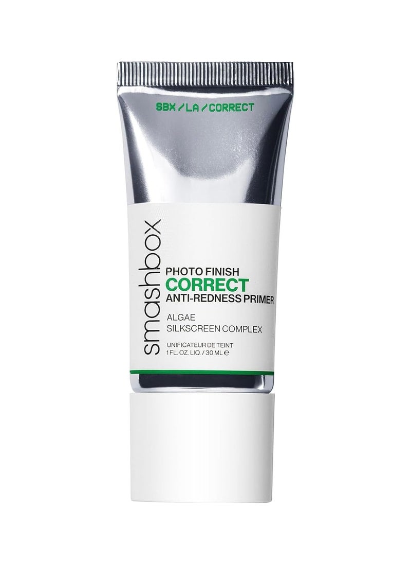 Smashbox Photo Finish Correct Anti-Redness Makeup Primer | Soothing, Vegan + Cruelty Free