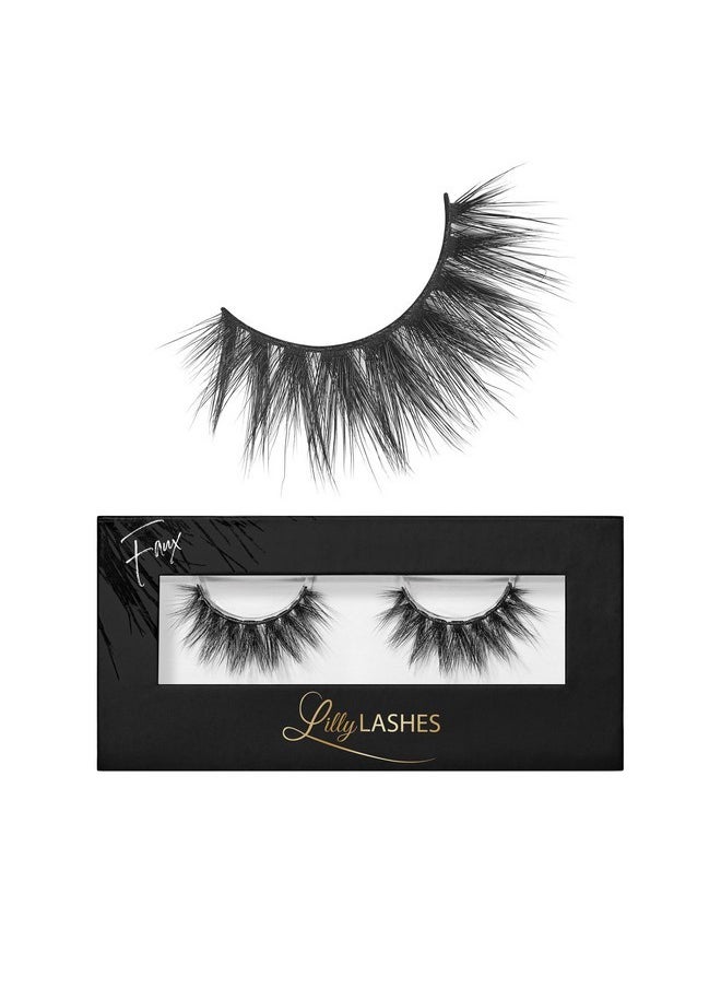 3D Mykonos In Faux Mink | False Eyelashes | Dramatic Look And Feel | Reusable | Non-Magnetic | 100% Handmade, Vegan | Silk Like Luxury Fibers