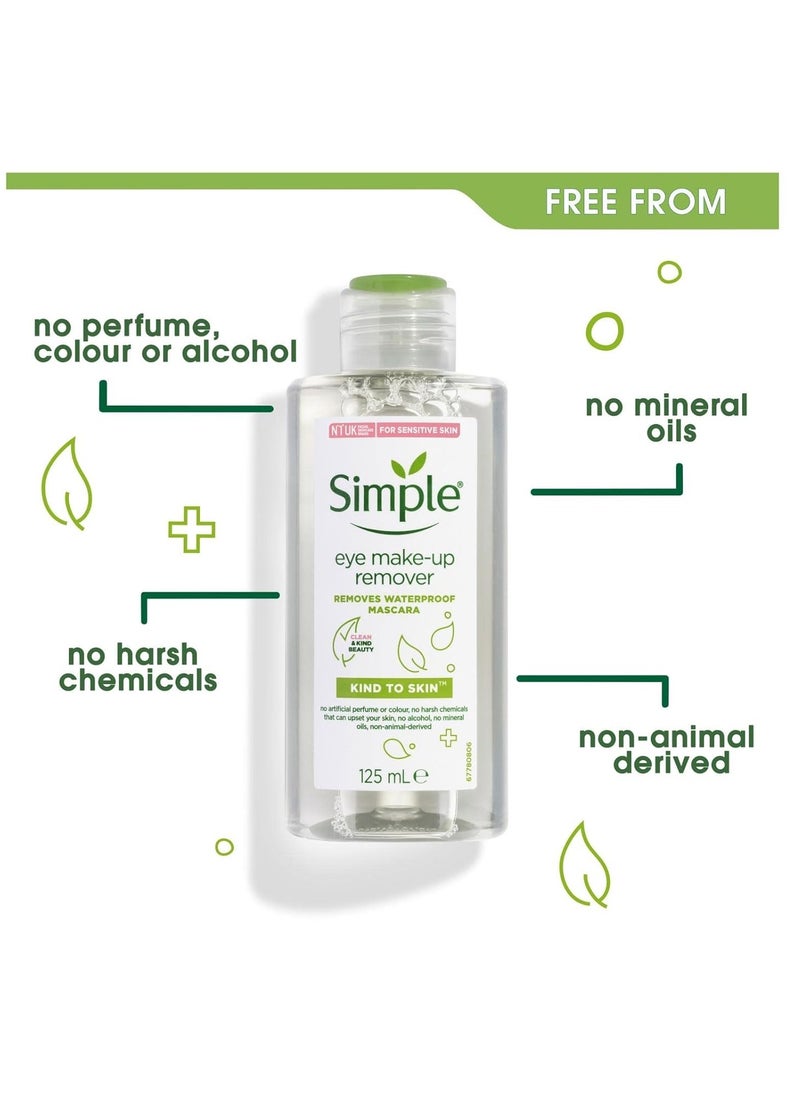 Simple Kind To Eyes Eye Make Up Remover 125 ml