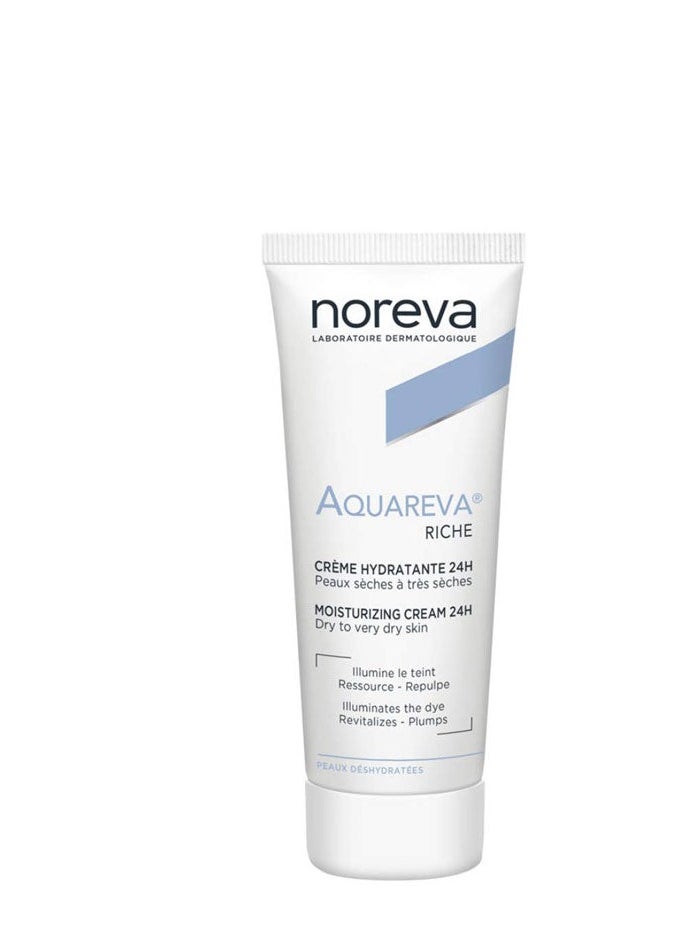 Noreva Aquareva Moist. Cream 24H Face Rich 40Ml Nor042