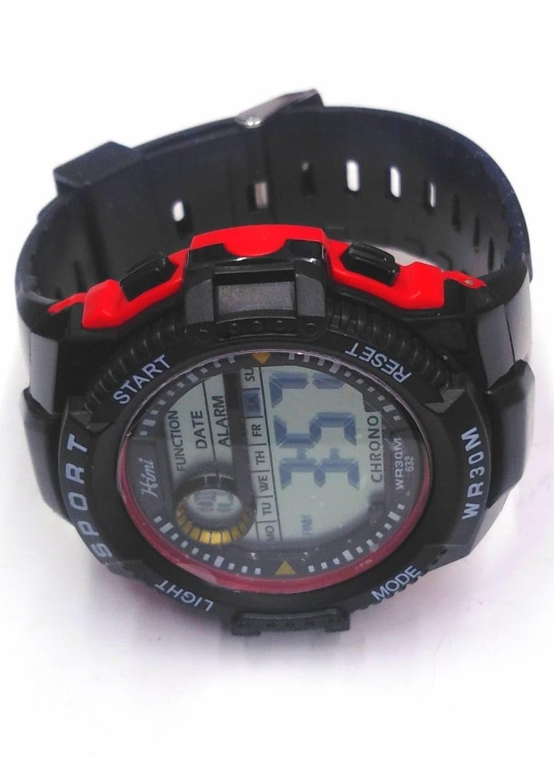 Children Digital Sports Watches, Water Resistant, Set of 12