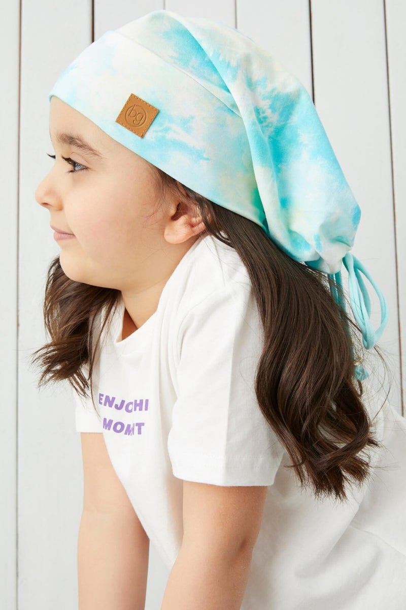 Girl Child Batik Nature Yarn 4 Seasons Hat Beanie Buff Soft Combed Cotton