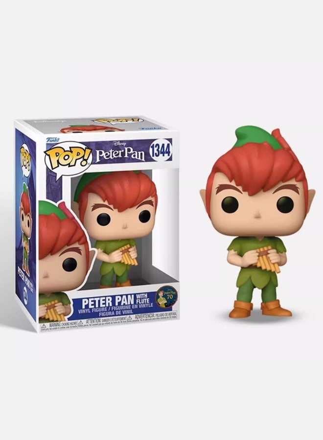 Funko Pop Disney Peter Pan with Flute 1344 Vinyl Action Figure Toys Dolls for Kids