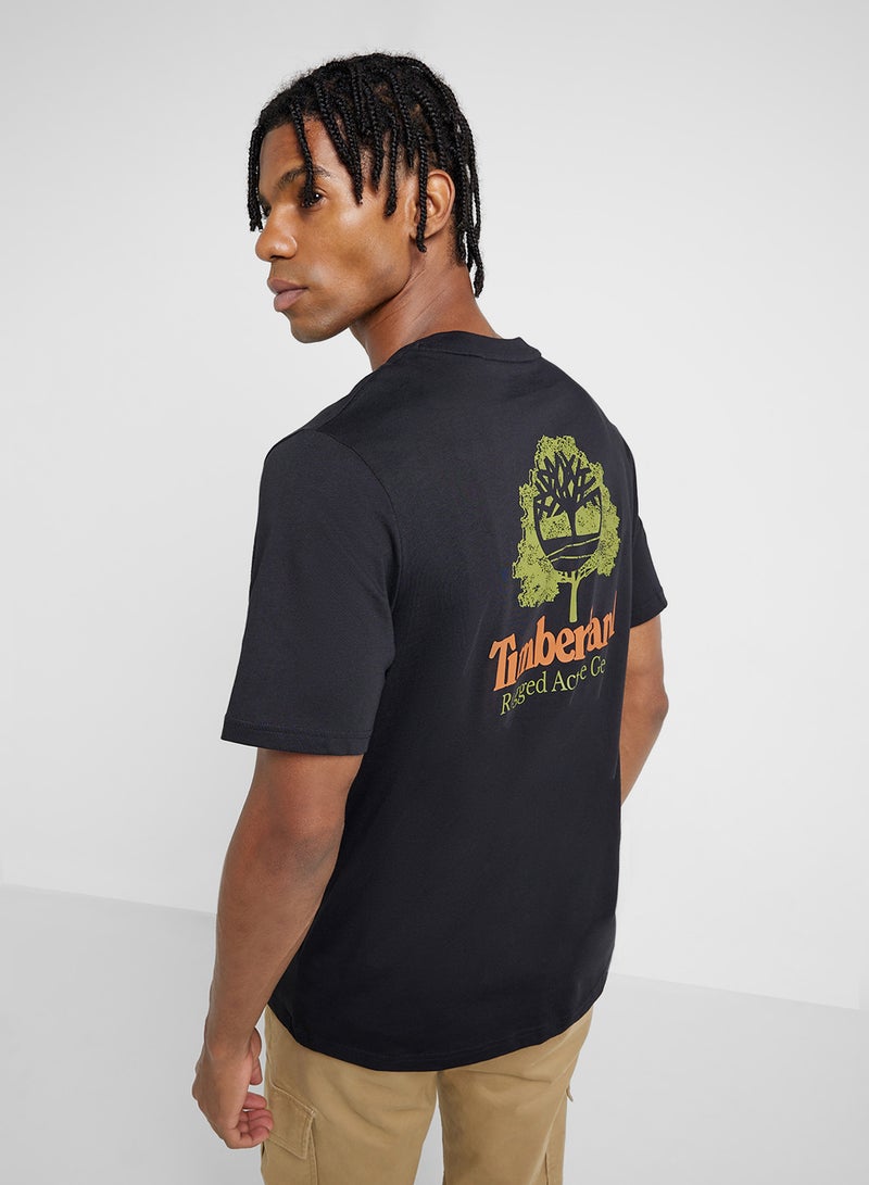 Outdoor Inspired Back Graphic T-Shirt