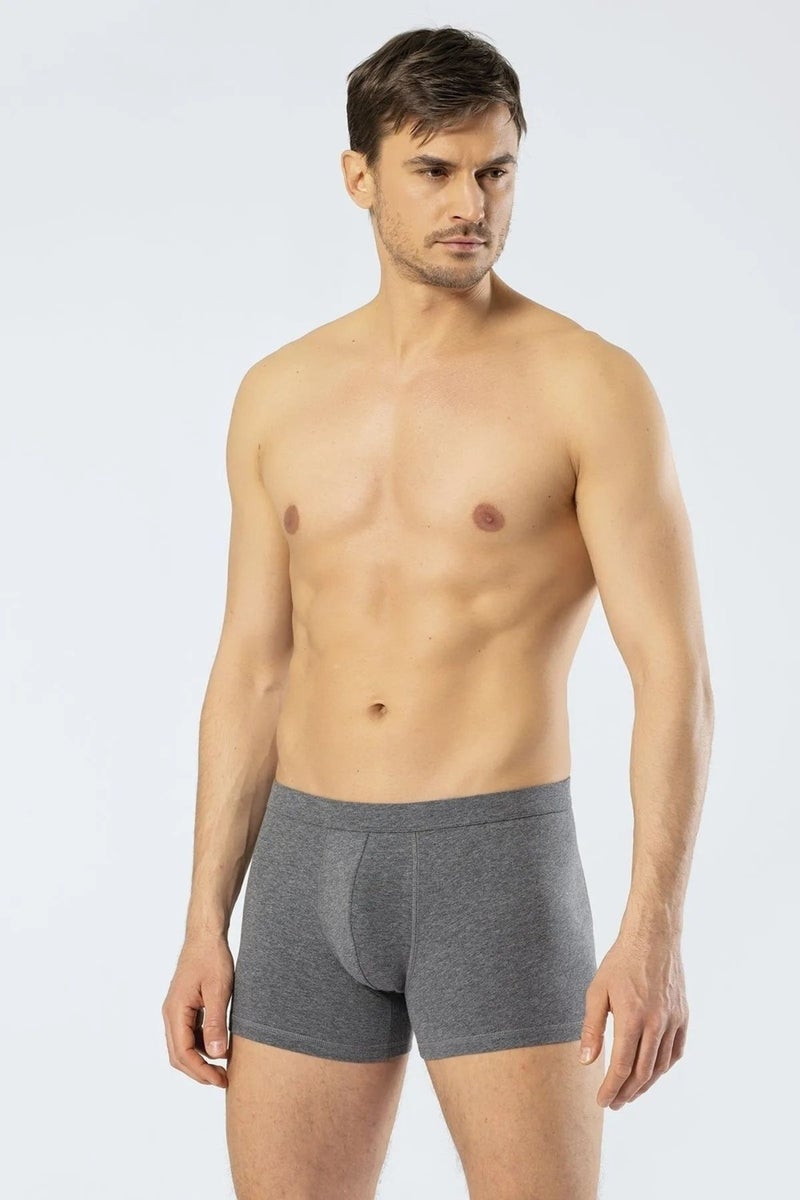 1335 Men's Waist Banded Lycra Boxer-Anthracite