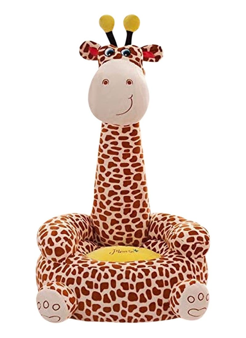 Non Slip Kids Sofa Chair Soft Cushion Giraffe For Toddler Baby Child 80cm