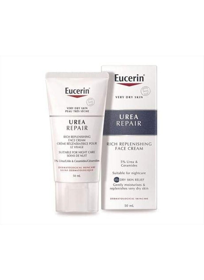 Dry Skin Replenishing Face Night Cream - 5% Urea 50ml