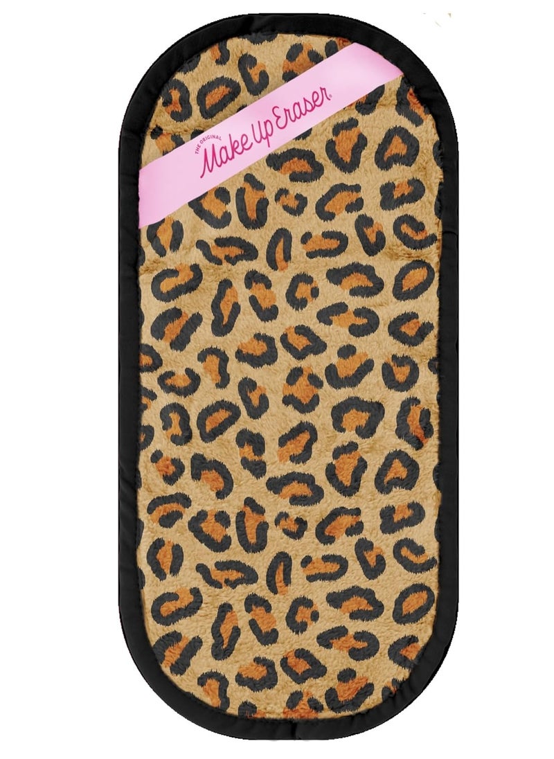 The Original MakeUp Eraser PRO, Effortlessly Remove All Makeup Using Only Water, Including Waterproof Mascara, Eyeliner, Foundation, Lipstick, Sunscreen, and More! Leopard, 1ct.