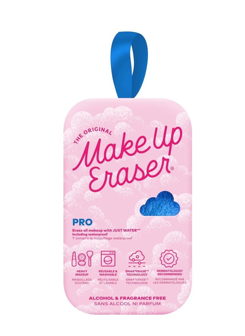 The Original MakeUp Eraser PRO, Effortlessly Remove All Makeup Using Only Water, Including Waterproof Mascara, Eyeliner, Foundation, Lipstick, Sunscreen, and More! Berry Blue, 1ct.