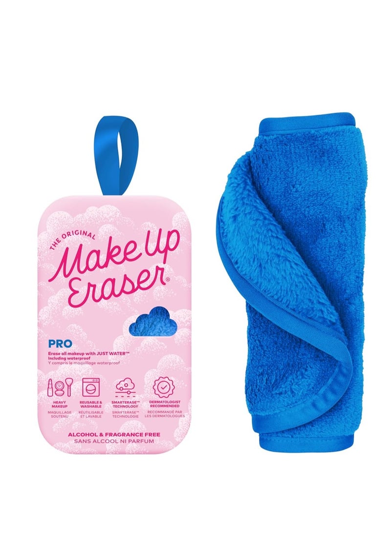 The Original MakeUp Eraser PRO, Effortlessly Remove All Makeup Using Only Water, Including Waterproof Mascara, Eyeliner, Foundation, Lipstick, Sunscreen, and More! Berry Blue, 1ct.