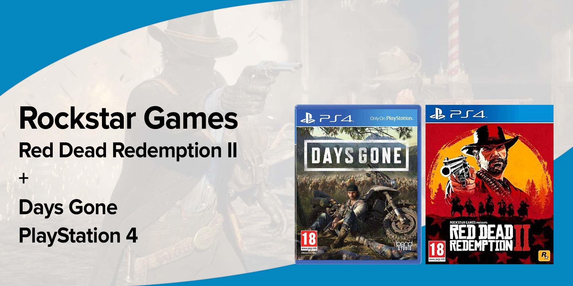 Red Dead Redemption II + Days Gone - Adventure - PlayStation 4 (PS4)