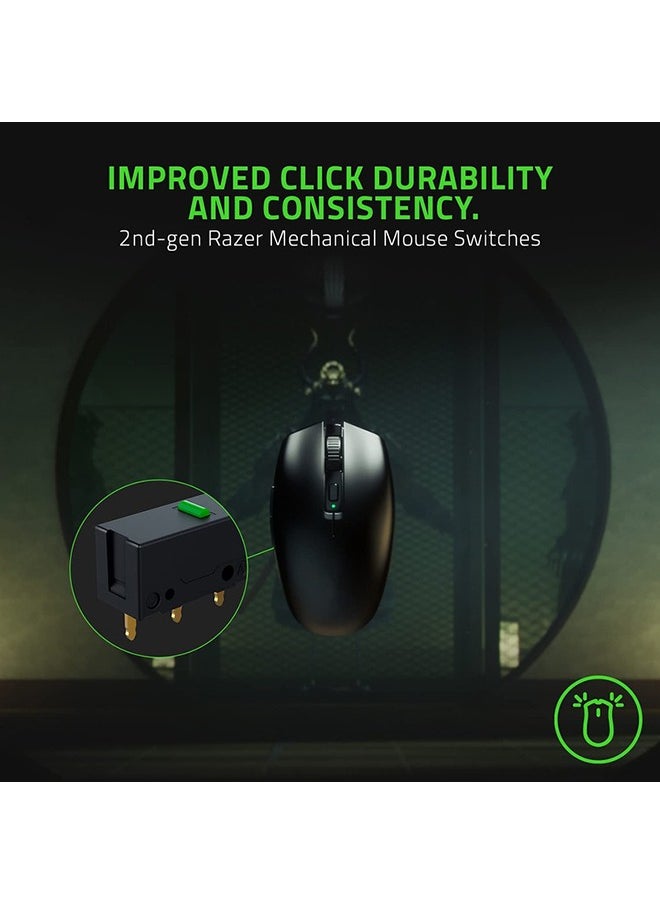 Orochi V2 Wireless Gaming Mouse - 5G Advanced 18K DPI Optical Sensor, Mechanical Mouse Switches, 2 Wireless Modes, Ultra-Lightweight, up to 950hrs Battery Life - Black | RZ01-03730100-R3G1